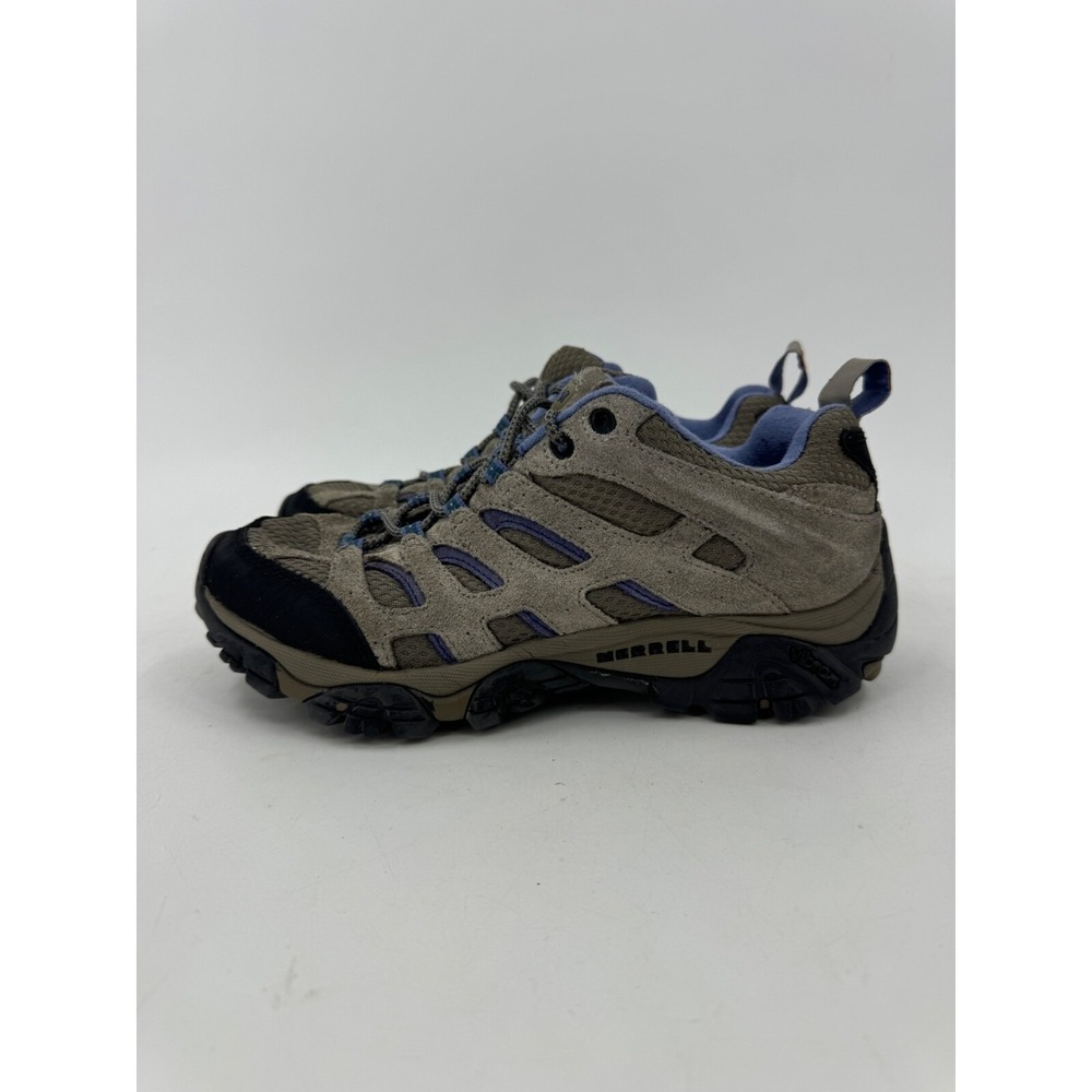 Merrell Women Moab‎ 2 Aluminum/Marlin Continuum Ortholite Hiking Shoe Sz 7 - Picture 2 of 10